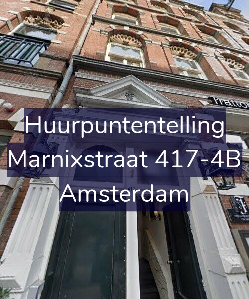 Foto gevel Huurpuntentelling voor Marnixstraat 417-4B, Amsterdam