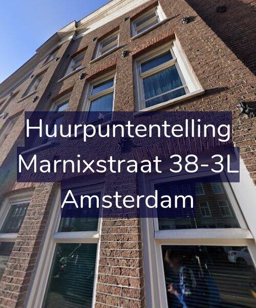 Foto gevel Huurpuntentelling voor Marnixstraat 38-3L, Amsterdam