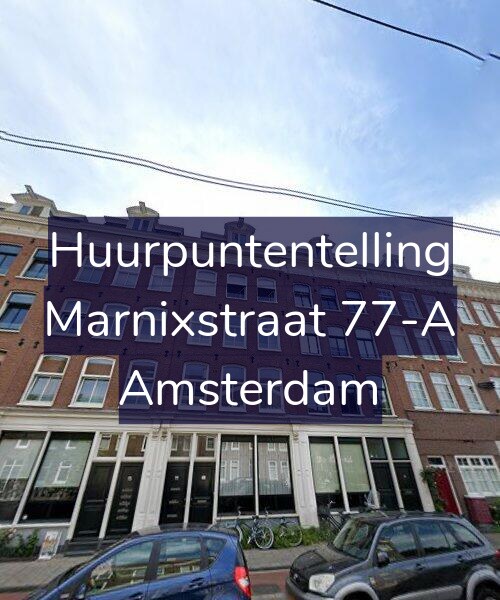 Foto gevel Huurpuntentelling voor Marnixstraat 77-A, Amsterdam