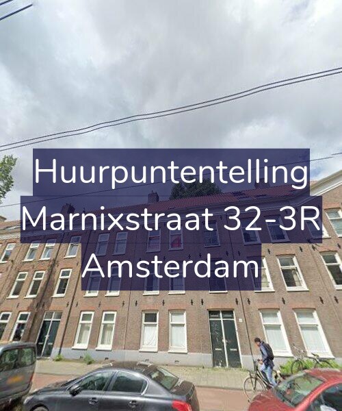 Foto gevel Huurpuntentelling voor Marnixstraat 32-3R, Amsterdam