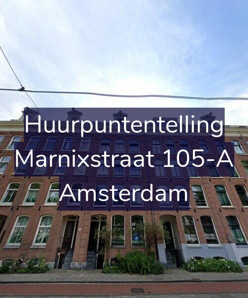 Foto gevel Huurpuntentelling voor Marnixstraat 105-A, Amsterdam