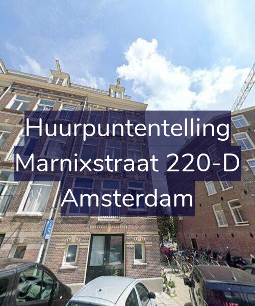 Foto gevel Huurpuntentelling voor Marnixstraat 220-D, Amsterdam