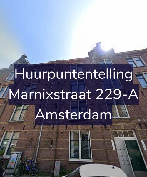 Foto gevel Huurpuntentelling voor Marnixstraat 229-A, Amsterdam