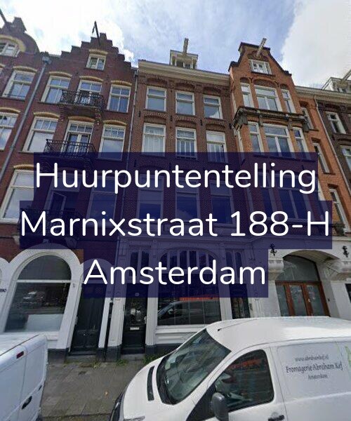 Foto gevel Huurpuntentelling voor Marnixstraat 188-H, Amsterdam