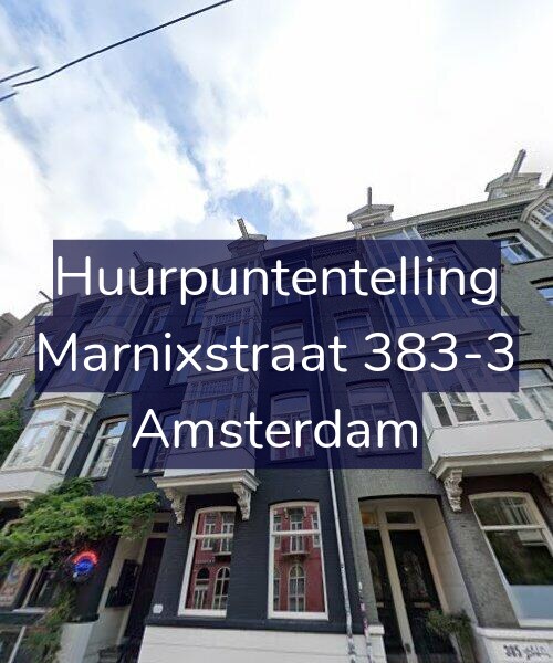 Foto gevel Huurpuntentelling voor Marnixstraat 383-3, Amsterdam