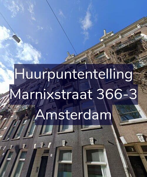 Foto gevel Huurpuntentelling voor Marnixstraat 366-3, Amsterdam