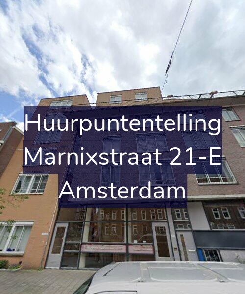 Foto gevel Huurpuntentelling voor Marnixstraat 21-E, Amsterdam