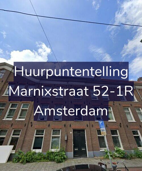 Foto gevel Huurpuntentelling voor Marnixstraat 52-1R, Amsterdam