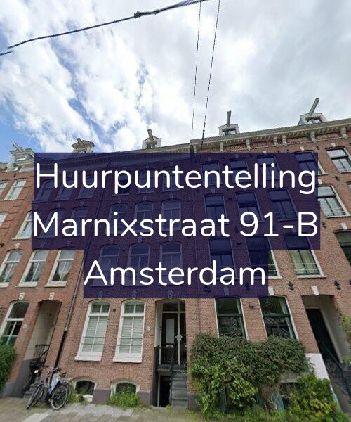 Foto gevel Huurpuntentelling voor Marnixstraat 91-B, Amsterdam