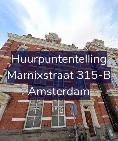 Foto gevel Huurpuntentelling voor Marnixstraat 315-B, Amsterdam