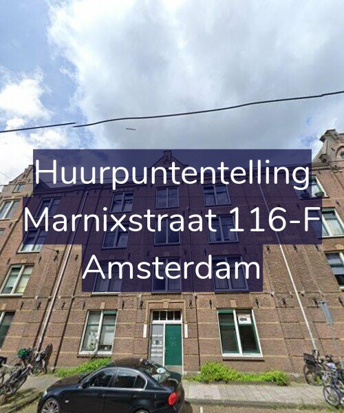 Foto gevel Huurpuntentelling voor Marnixstraat 116-F, Amsterdam
