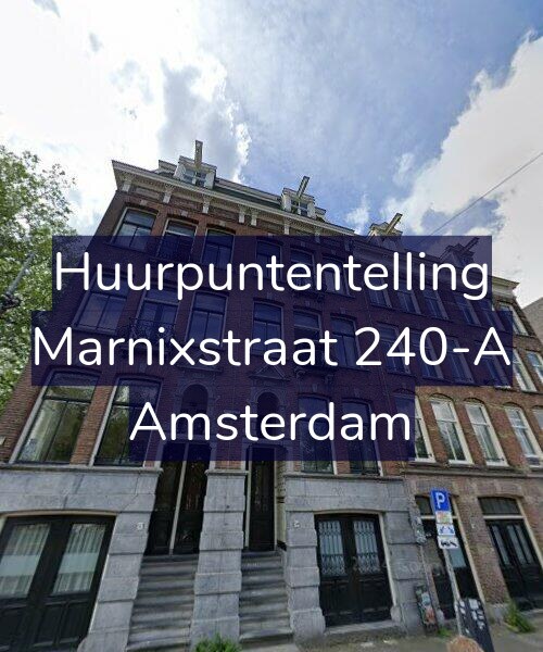 Foto gevel Huurpuntentelling voor Marnixstraat 240-A, Amsterdam