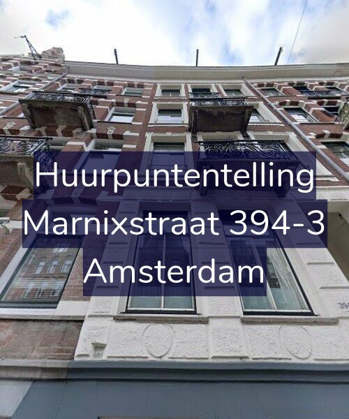 Foto gevel Huurpuntentelling voor Marnixstraat 394-3, Amsterdam