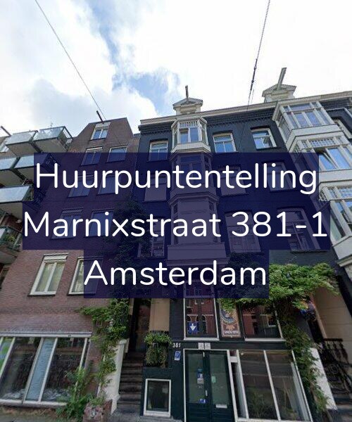 Foto gevel Huurpuntentelling voor Marnixstraat 381-1, Amsterdam