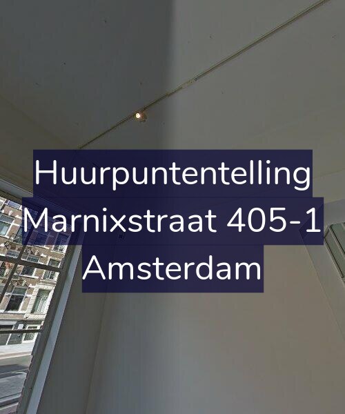 Foto gevel Huurpuntentelling voor Marnixstraat 405-1, Amsterdam