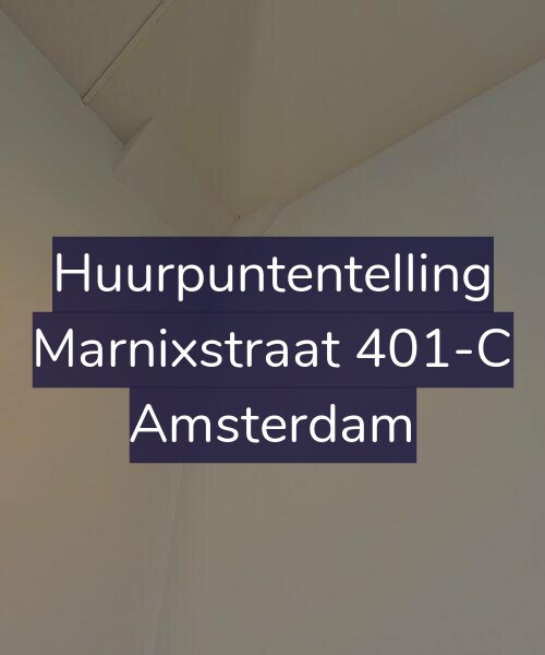 Foto gevel Huurpuntentelling voor Marnixstraat 401-C, Amsterdam