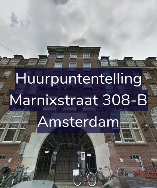 Foto gevel Huurpuntentelling voor Marnixstraat 308-B, Amsterdam