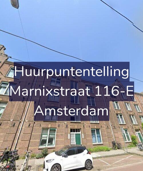 Foto gevel Huurpuntentelling voor Marnixstraat 116-E, Amsterdam