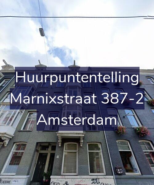 Foto gevel Huurpuntentelling voor Marnixstraat 387-2, Amsterdam