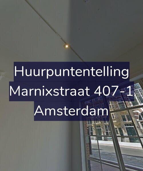Foto gevel Huurpuntentelling voor Marnixstraat 407-1, Amsterdam