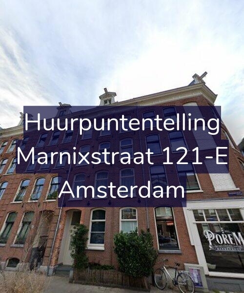Foto gevel Huurpuntentelling voor Marnixstraat 121-E, Amsterdam