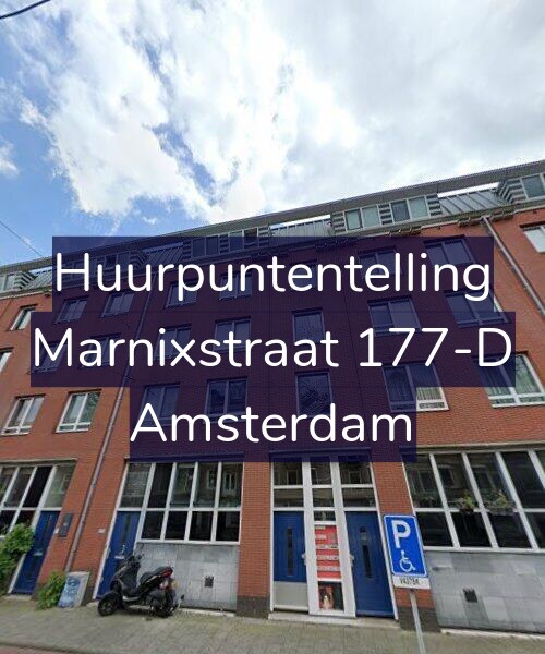 Foto gevel Huurpuntentelling voor Marnixstraat 177-D, Amsterdam