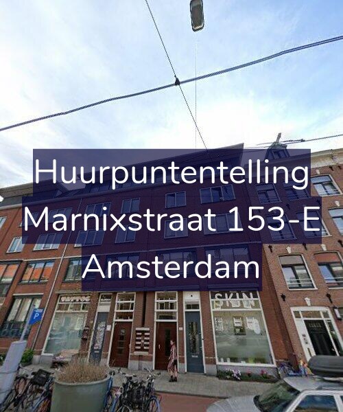 Foto gevel Huurpuntentelling voor Marnixstraat 153-E, Amsterdam
