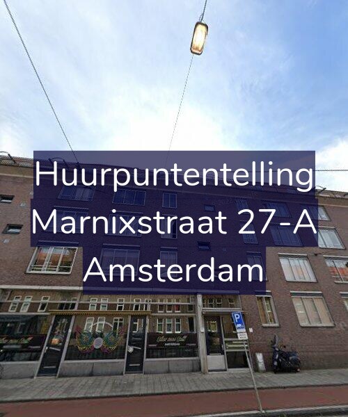 Foto gevel Huurpuntentelling voor Marnixstraat 27-A, Amsterdam
