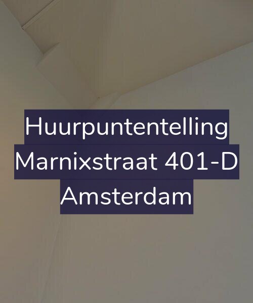 Foto gevel Huurpuntentelling voor Marnixstraat 401-D, Amsterdam
