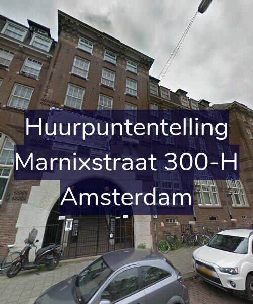 Foto gevel Huurpuntentelling voor Marnixstraat 300-H, Amsterdam
