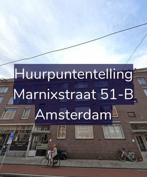 Foto gevel Huurpuntentelling voor Marnixstraat 51-B, Amsterdam