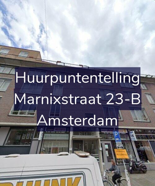 Foto gevel Huurpuntentelling voor Marnixstraat 23-B, Amsterdam