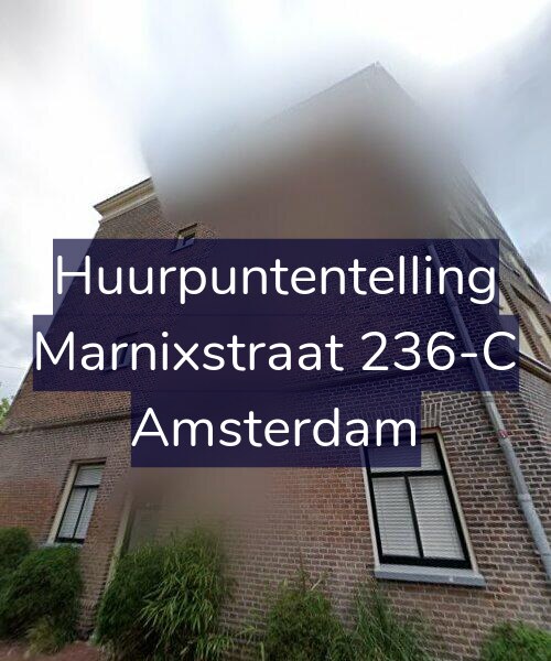 Foto gevel Huurpuntentelling voor Marnixstraat 236-C, Amsterdam