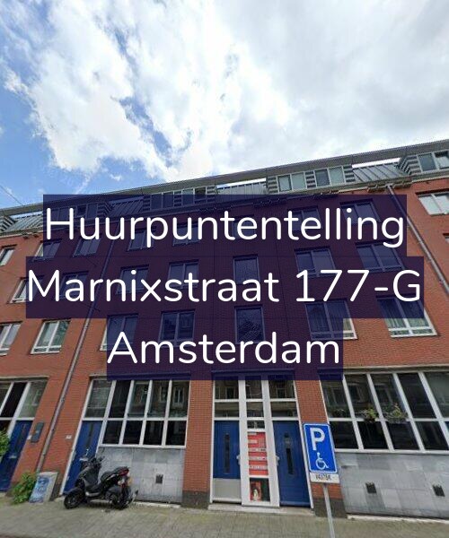 Foto gevel Huurpuntentelling voor Marnixstraat 177-G, Amsterdam