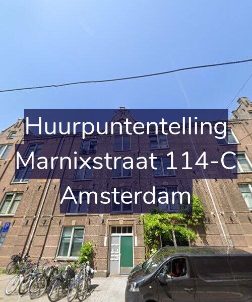 Foto gevel Huurpuntentelling voor Marnixstraat 114-C, Amsterdam