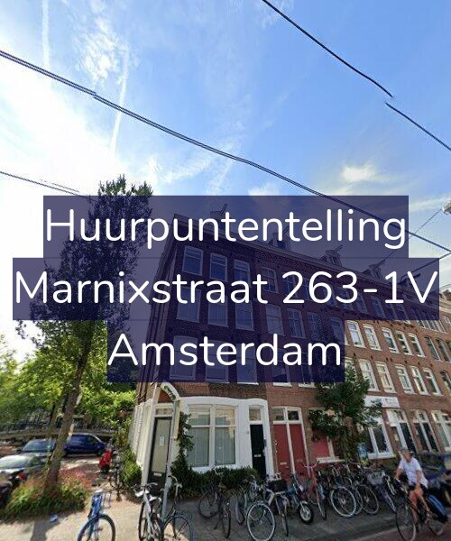 Foto gevel Huurpuntentelling voor Marnixstraat 263-1V, Amsterdam