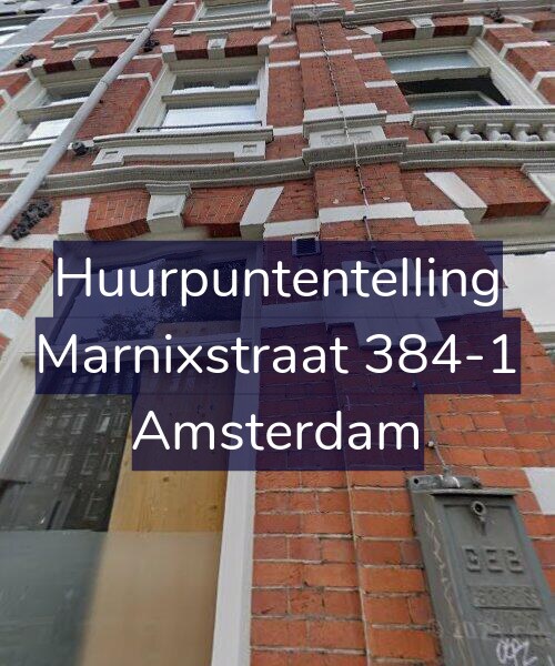 Foto gevel Huurpuntentelling voor Marnixstraat 384-1, Amsterdam