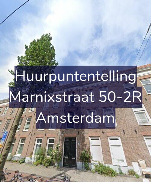 Foto gevel Huurpuntentelling voor Marnixstraat 50-2R, Amsterdam
