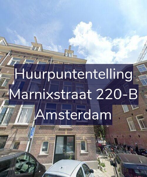 Foto gevel Huurpuntentelling voor Marnixstraat 220-B, Amsterdam
