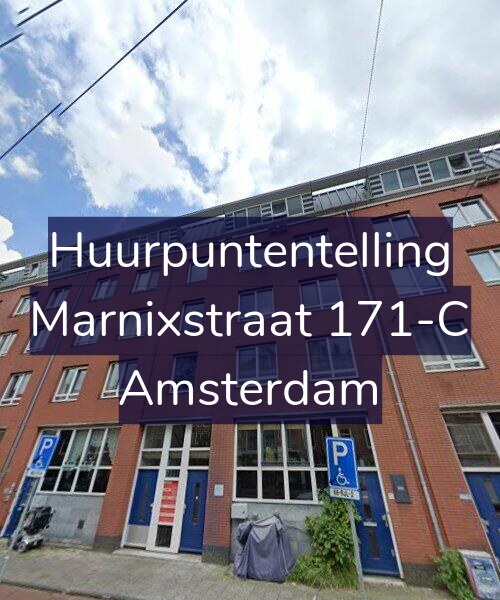 Foto gevel Huurpuntentelling voor Marnixstraat 171-C, Amsterdam