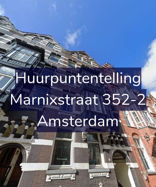 Foto gevel Huurpuntentelling voor Marnixstraat 352-2, Amsterdam