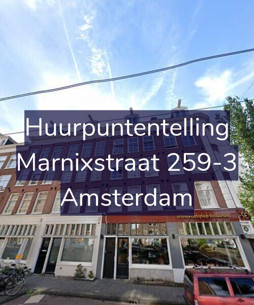 Foto gevel Huurpuntentelling voor Marnixstraat 259-3, Amsterdam