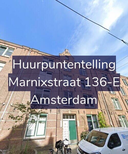 Foto gevel Huurpuntentelling voor Marnixstraat 136-E, Amsterdam