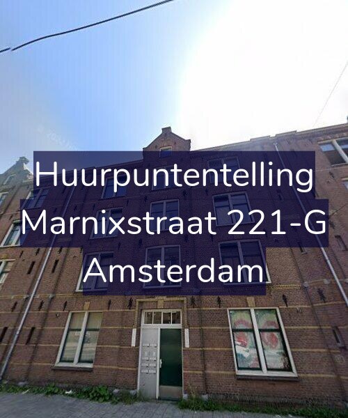 Foto gevel Huurpuntentelling voor Marnixstraat 221-G, Amsterdam