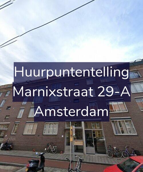 Foto gevel Huurpuntentelling voor Marnixstraat 29-A, Amsterdam