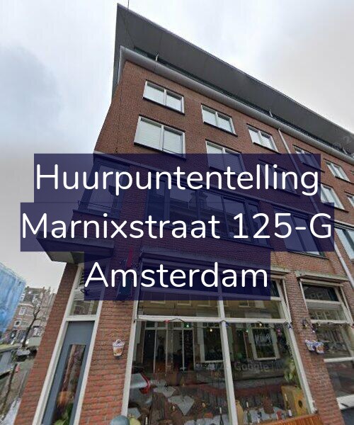 Foto gevel Huurpuntentelling voor Marnixstraat 125-G, Amsterdam