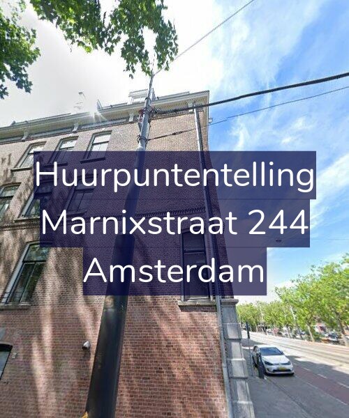 Foto gevel Huurpuntentelling voor Marnixstraat 244, Amsterdam