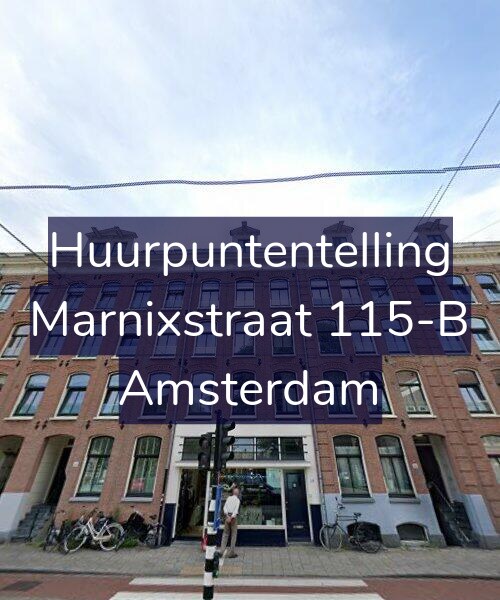 Foto gevel Huurpuntentelling voor Marnixstraat 115-B, Amsterdam