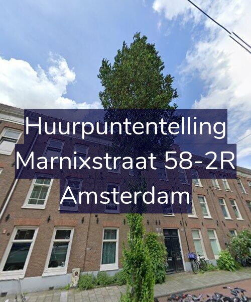 Foto gevel Huurpuntentelling voor Marnixstraat 58-2R, Amsterdam