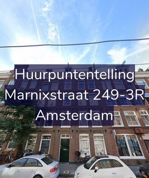 Foto gevel Huurpuntentelling voor Marnixstraat 249-3R, Amsterdam